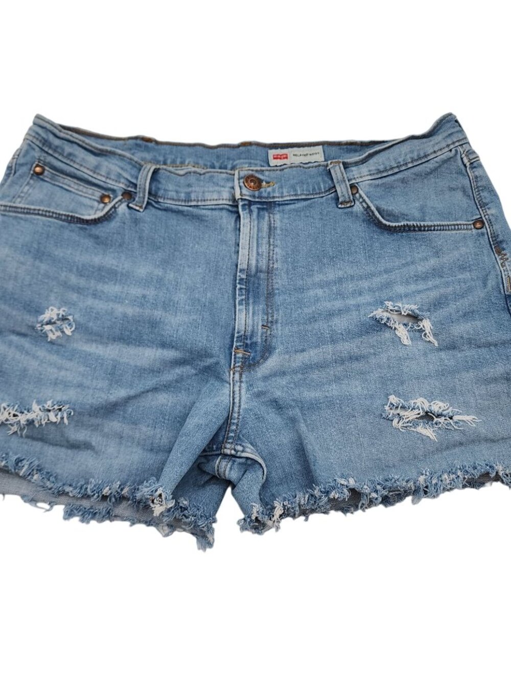 Wrangler Cut Off distressed jean shorts size 36